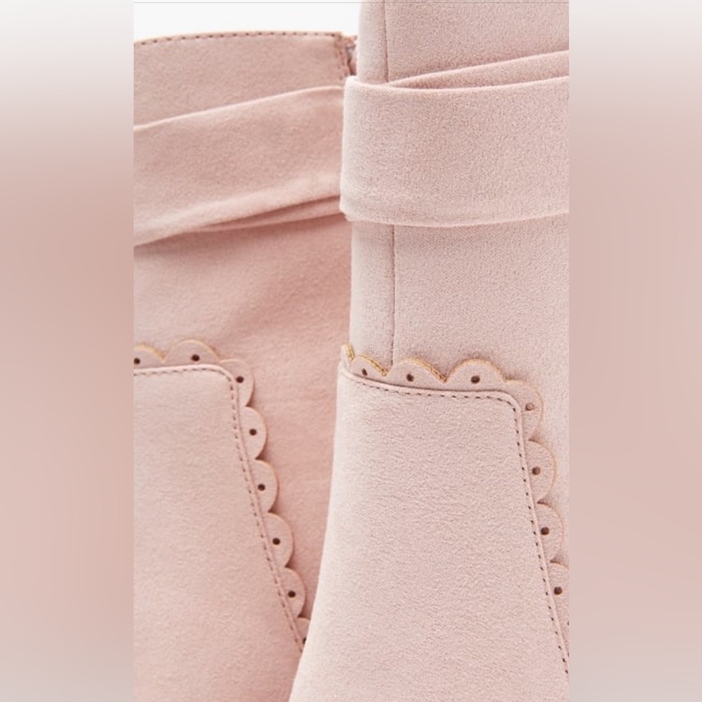 Wrap Block Heeled Bootie - image 4